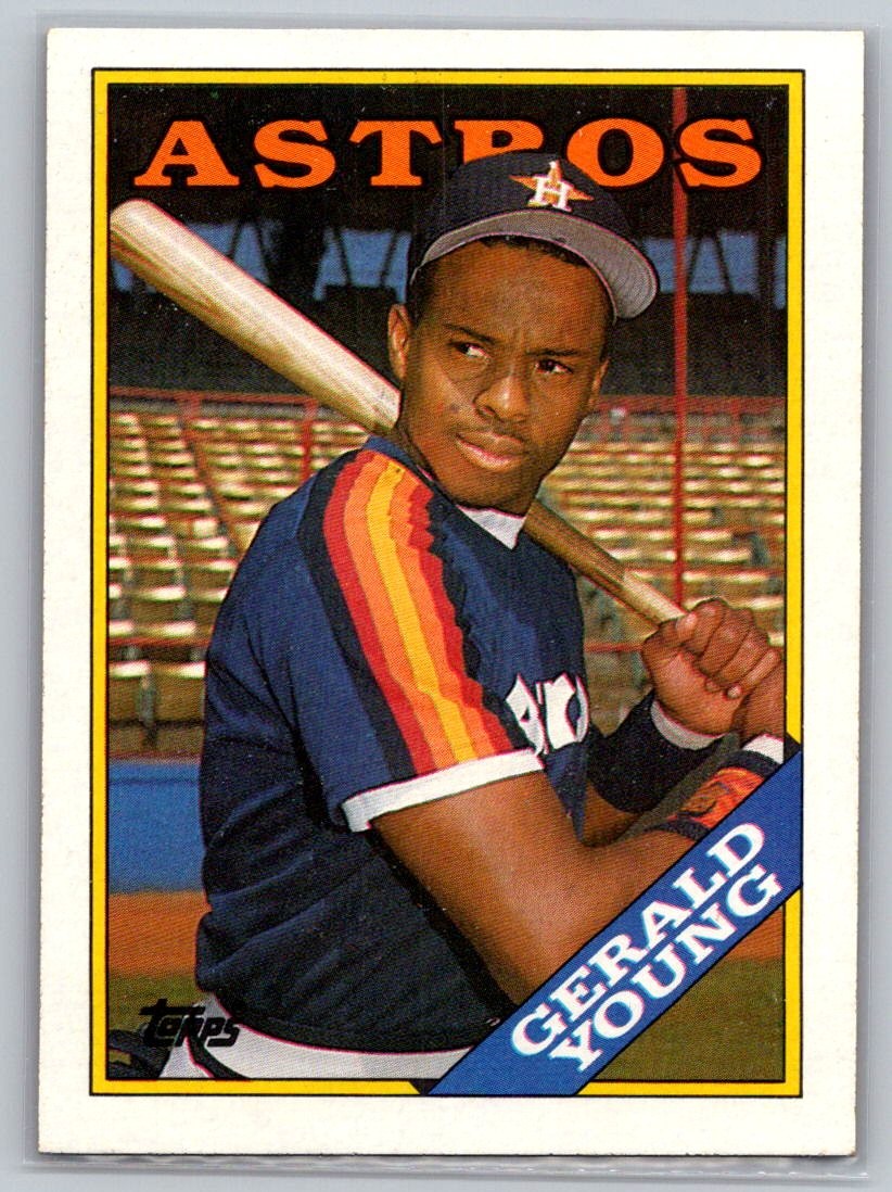 Gerald Young 1988 Topps #368 Rookie Houston Astros - Free Shipping