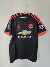 MANCHESTER UNITED 2015 MARTIAL #9 FOOTBALL SHIRT JERSEY THIRD ADIDAS SIZE M