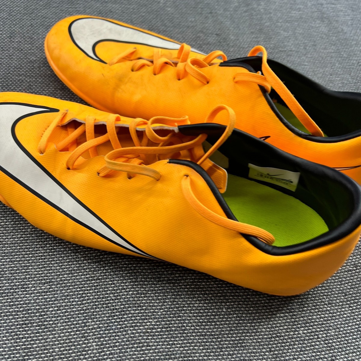 2014 Nike Mercurial Victory V IC Football Shoes US Sz 11.5 Orange