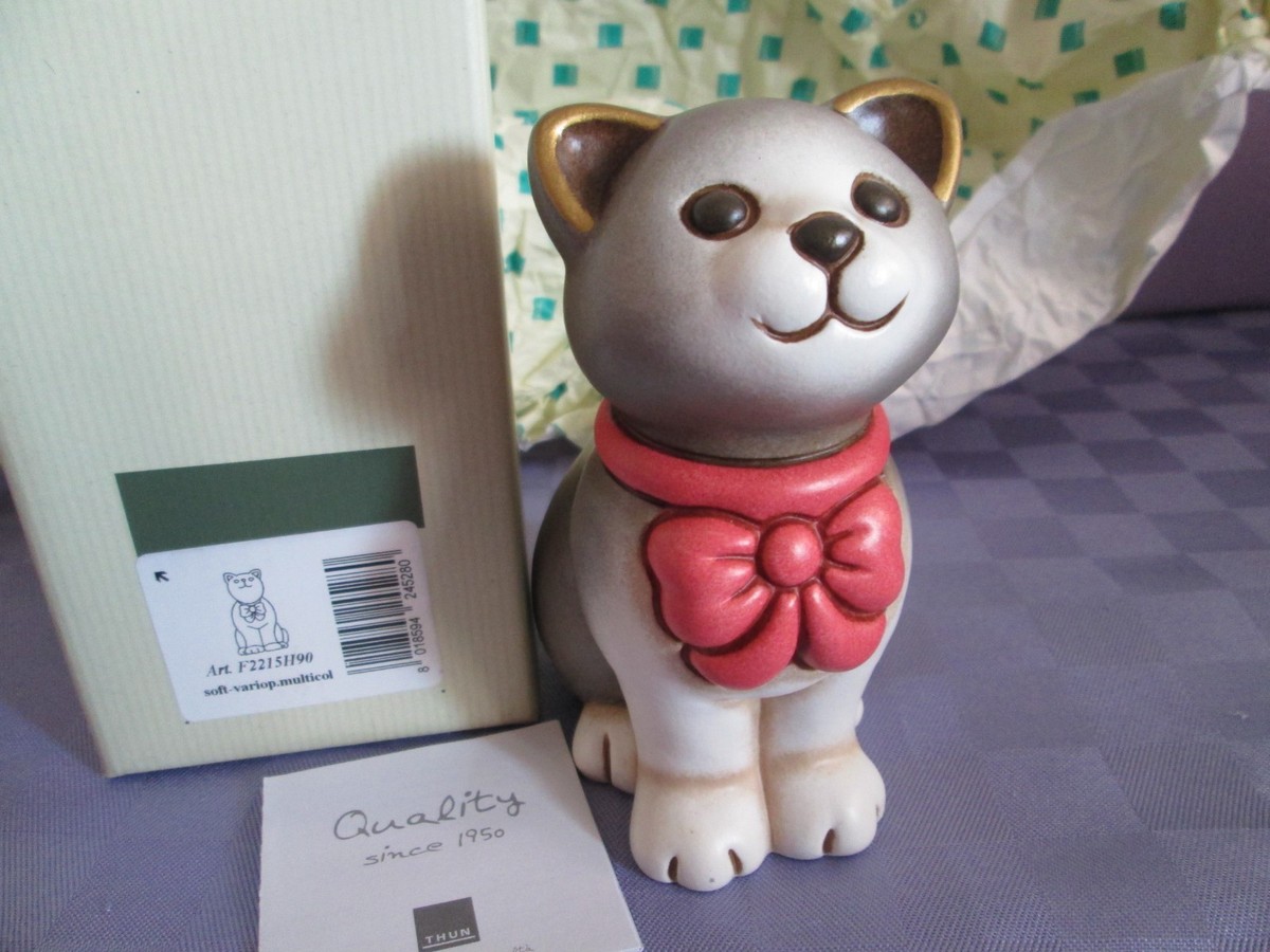 THUN GATTO GATTINO NUOVO CON SCATOLA