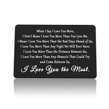 Metal Wallet Insert Card Gifts for Men Anniversary Valentines Day Gift for Hu...