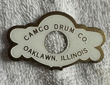 Distintivo batteria CAMCO anni 60 vintage epoca Oaklawn ottime condizioni +++ MADE IN USA autentico