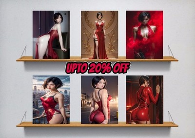 Sexy Resident Evil Figur Poster Drucke Geschenke Wandbilder Wohndeko