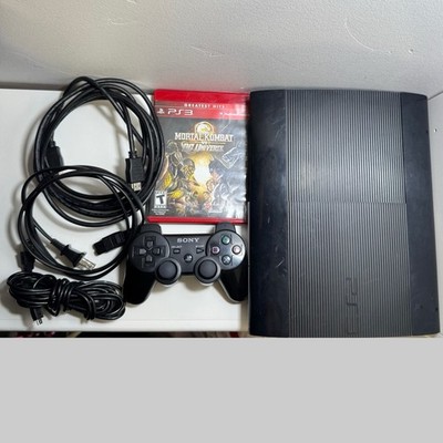 Sony PlayStation 3 Super Slim 12GB PS3 Console CECH-4301A Tested + Game Bundle