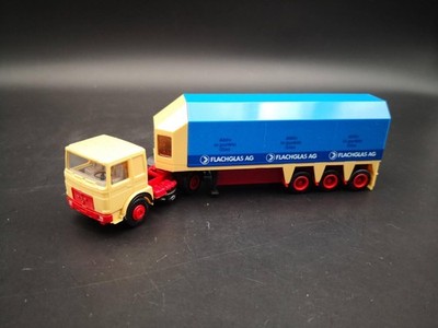 Herpa MAN F8 Flachglas AG Sattelzug *Vi396-18-0333