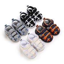 Baby Infant Shoes Canva Low Top Summer Sandal Soft Sole Sneakers 0-18M