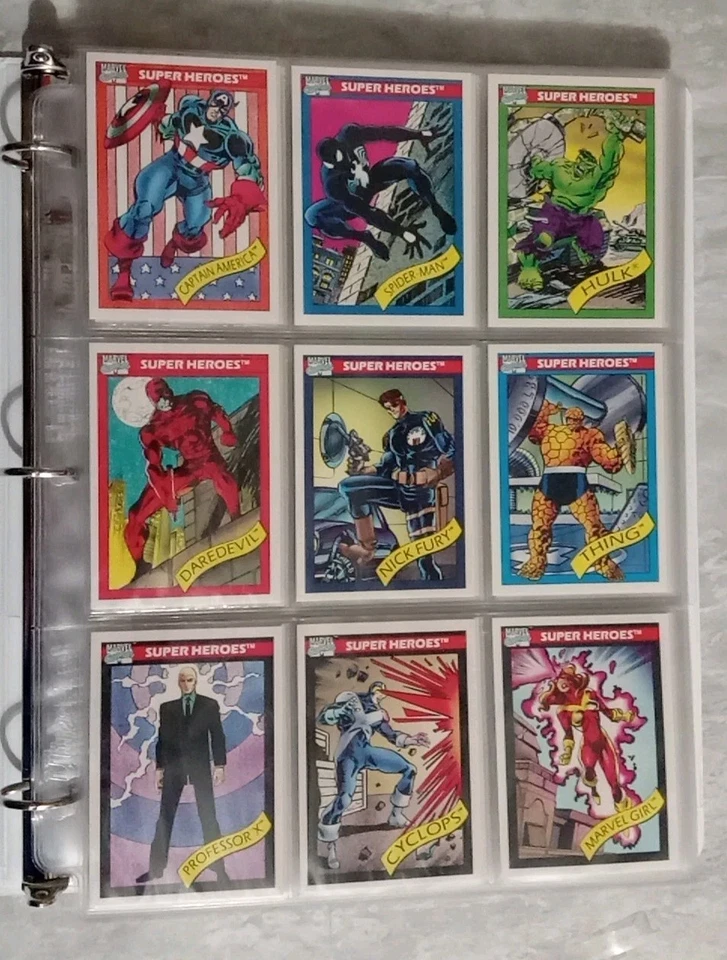 1990 Marvel Universe Series 1 #1-162 Complete Set in Binder, Extra Stan Lee - Image 3 of 4
