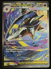 Mega Sharpedo EX 127/094 Me02: Phantasmal Flames Holo Mint Pokémon Card