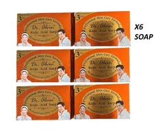 Dr Alvin Kojic Acid Soap from Professional Skin Care Formula Ship US (Pack 6)