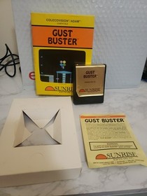 Gust Buster Colecovision Adam Complete In Box  !! Rare 🔥 