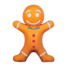 NEW Open Box Inflatable Gingerbread Person 3.5 Ft. Indoor/Outdoor Decor