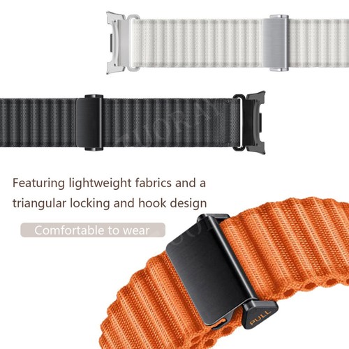 For Samsung Galaxy Watch 8/8Classic/Ultra 47mm 2025 Nylon Loop Strap Watch band - Picture 5 of 44