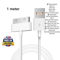 30 Pin USB Charger Cable Data Sync for iPhone 4 4S iPad 1 2 3 iPod Touch