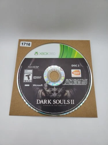 Dark Souls II: Scholar of the First Sin - Disc 2  Only Xbox 360 NO Usps TRACKING