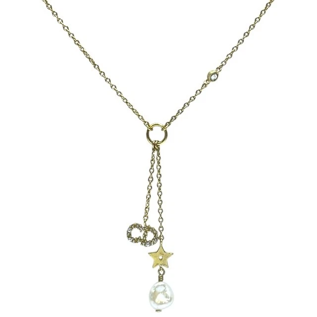 Christian Dior Dior Collier Bijoux Accessoires CD Logo Star Star