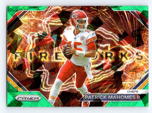 2023 Panini Prizm Fire Works #F-2 Patrick Mahomes II NFL Card KC Chiefs