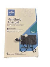 Blood Pressure Cuff Medline Premier Handheld Aneroid Large Adult Nurse Paramedic