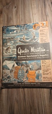Vintage Gander Mountain 1973 Catalog Magazine Hunting Fishing Outdoors