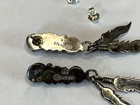925 Sterling VTG Navajo Rita & Mike Begay Turquoise Feather Earrings 3” — photo 8
