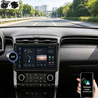 10.1'' Autoradio 2 DIN Android 15 GPS  Carplay Andraiod Auto 5G WiFi BT 5.0+KAM