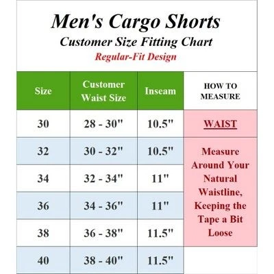 ROAMING SOUL MEN'S COTTON FLEX STRETCH CARGO SHORTS SIZE 34 - NAVY