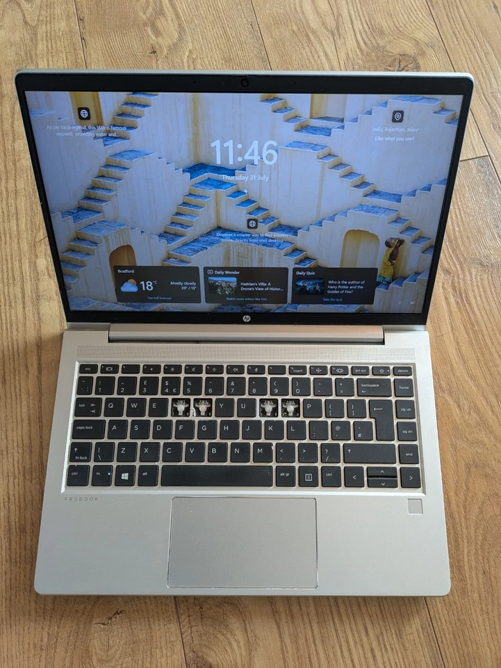 HP Probook 640 G8 i5 1145G7 2.6GHz 8GB RAM 256GB SSD 14.1" FHD 11th Gen 860 - Image 2 of 4