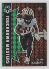2021 Panini Mosaic Touchdown Masters Green Mosaic Prizm Alvin Kamara #TM-1 0tj4
