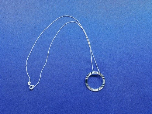 GRANDMA GRABE'S BEAUTIFUL VINTAGE 925 STERLING SILVER RING 5G NECKLACE