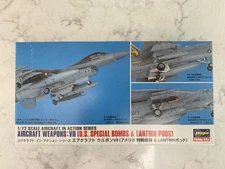 Hasegawa Hobby Kit. AIRCRAFT WEAPONS:VII. 35012. Sealed Contents. Complete. 1/72