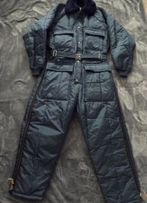 Walls Blizzard Pruf Insulated Blue Coveralls Large Winter Snow Suit Workwear