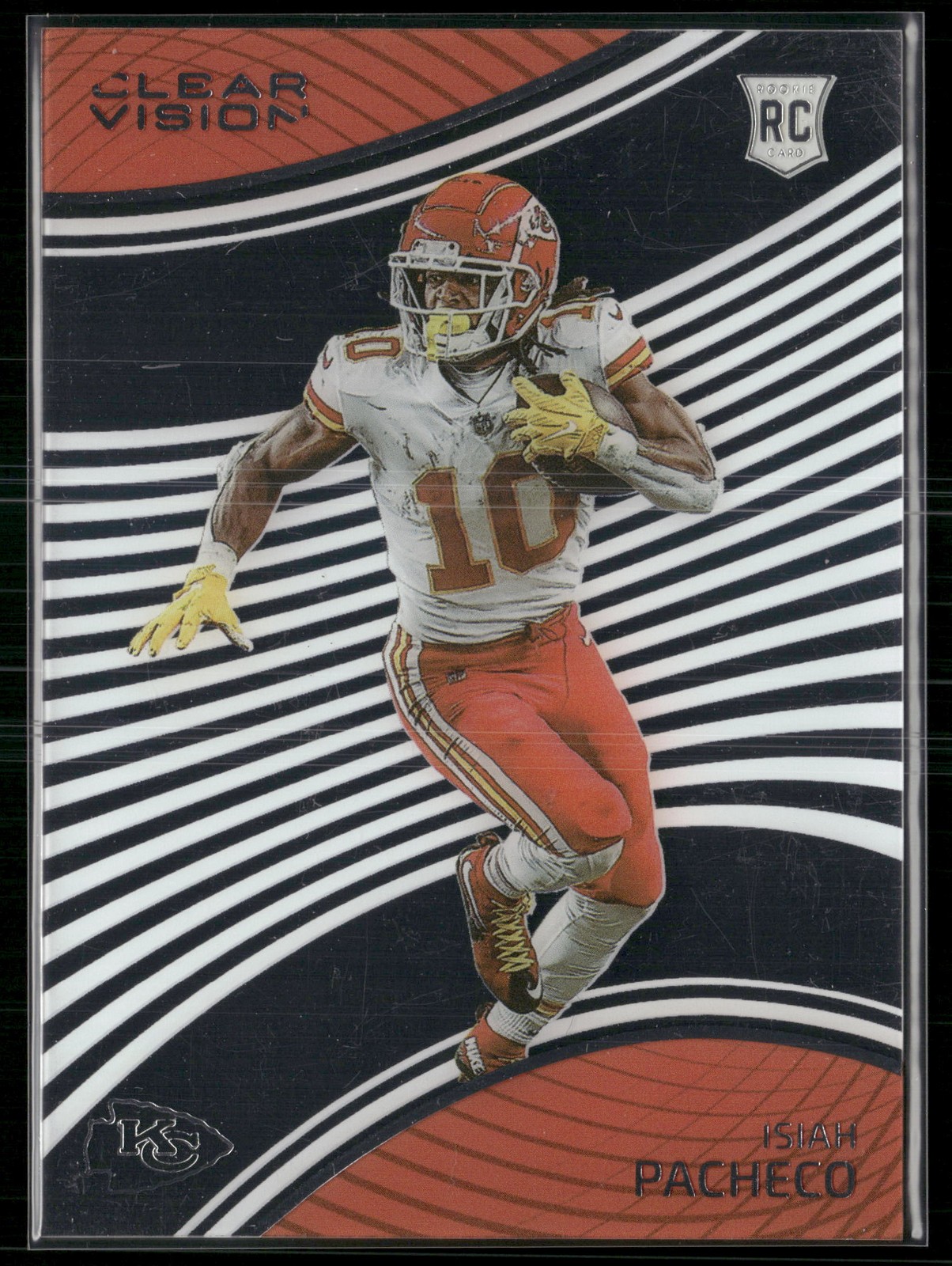 2022 Panini Chronicles #CVR-26 Isiah Pacheco Clear Vision Rookies