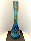 MCM Royal Haeger Blue Lava Glaze Etruscan Vase
