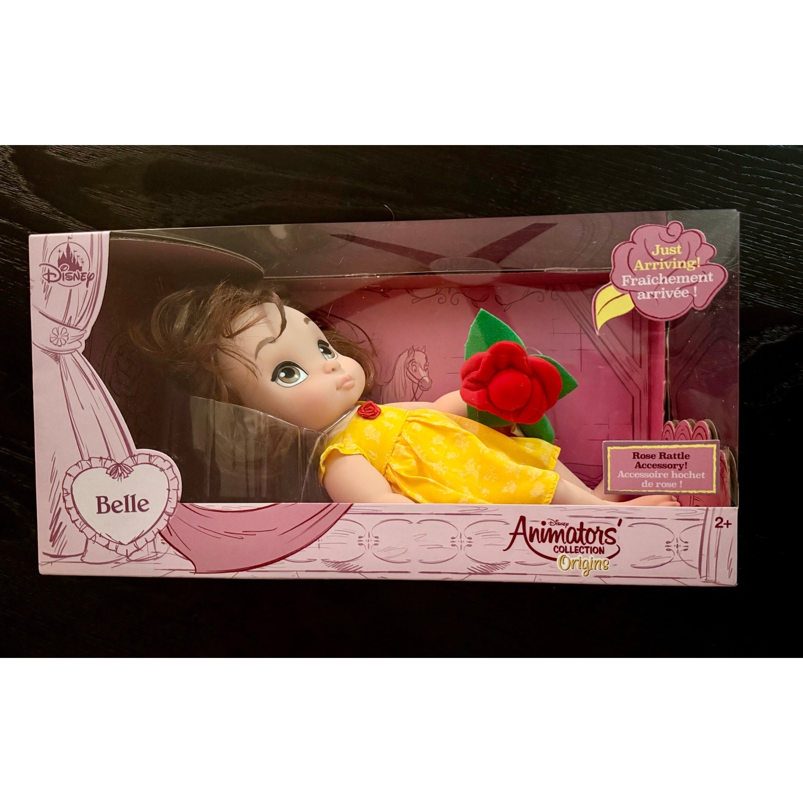 NIB Disney Animators' Collection Origins Belle Baby Doll. 