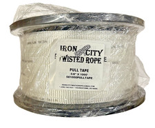 Pull Tape Mule Tug Tying 5/8” X 1000’ Nylon Braided Conduit Webbing Line 1800 Lb