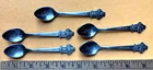 Lot of 5 (3 Designs) Rolex Vintage Souvenir Collector Spoons, Bucherer of Swiss