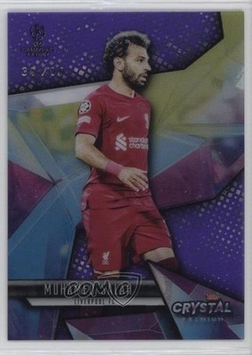 2022-23 Topps Crystal Premium UEFA Champions League Purple /99 Mohamed Salah 9w4