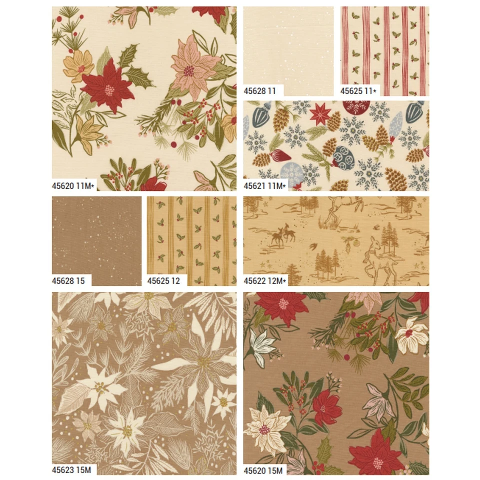 Old World Yuletide Layer Cake by Fancy That Design House for Moda Fabrics - Image 2 of 4