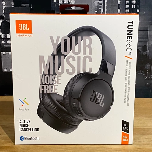 ๐ข JBL Tune 660NC Wireless Active Noise-Cancelling Headphones Black Original - Picture 2 of 23