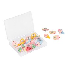 Pousser Broche, 15 Paquet Crème Décoratif Aiguille pour Document Carte Photo