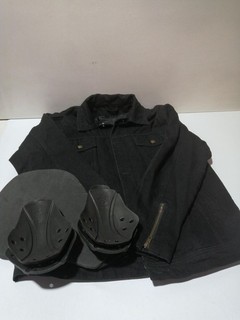 Bikers Gear Australia Motorradjacke mit gefüttert Denim Motorradjacke XL