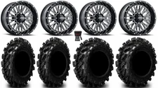 ITP Momentum 14" Wheels Milled 29.5" Swamp Lite Tires Yamaha YXZ1000R