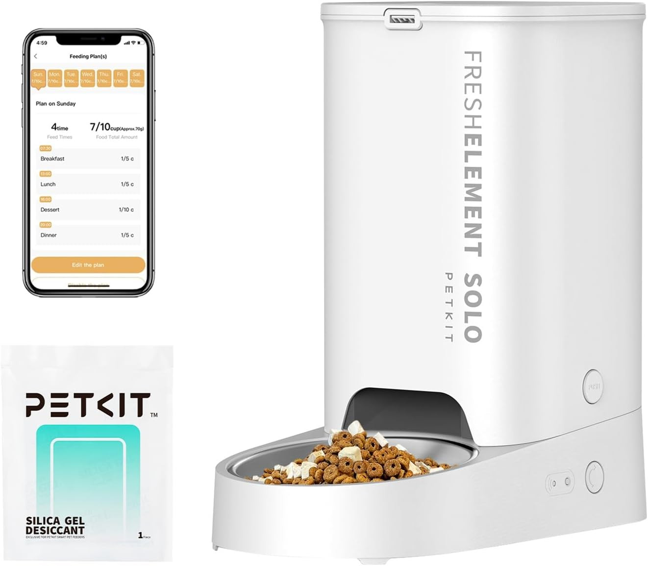 Distributore Cibo Gatti 3L Automatico WiFi - Smart Pet Care 2024
