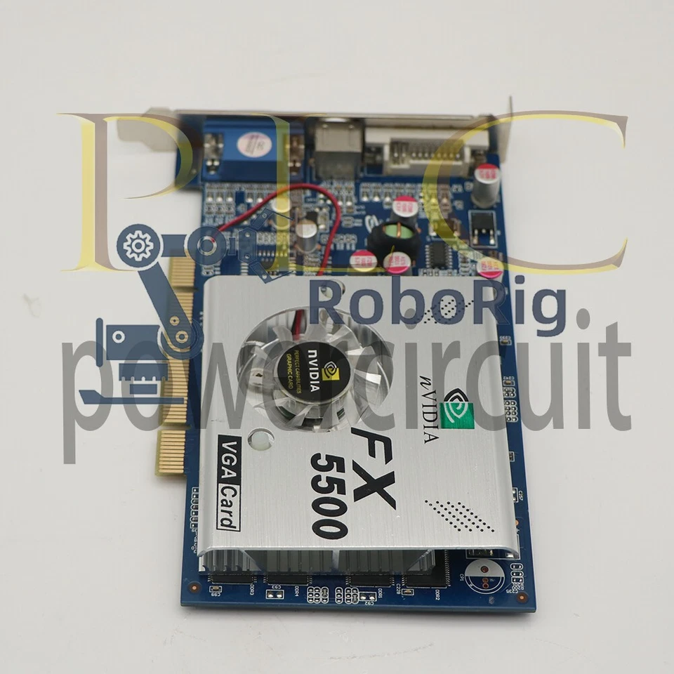 NEW 1X FX5500 independent 256M 128bit DVI dual-screen multi-screen graphics card - Image 2 of 4