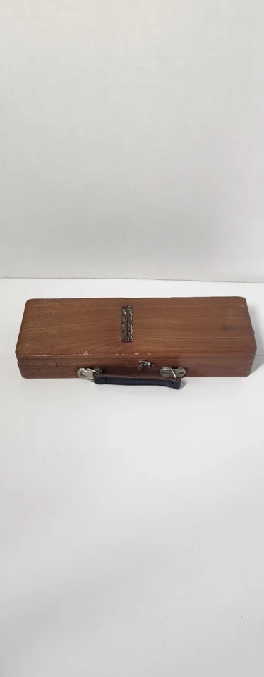 Винтажный набор японской каллиграфии суми 1960-е в деревянной коробке продавец из США - Изображение 2 из 4