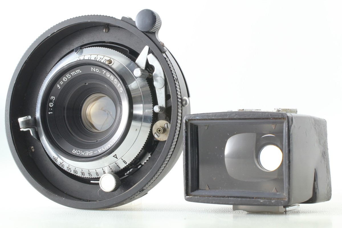 Exc+5] Mamiya Sekor 65mm f/6.3 Lens +Finder For Mamiya Press From