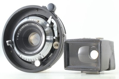 [Exc+5] Mamiya Sekor 65mm f/6.3 Lens +Finder For Mamiya Press From JAPAN