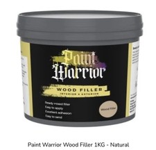Paint Warrior Ultimate Wood Filler - Wood Colour - 1kg