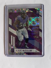 2017 UNPARALLELED ALBERT MCCLELLAN PURPLE FUTURE FRAME SP ROOKIE /99 COLOR MATCH