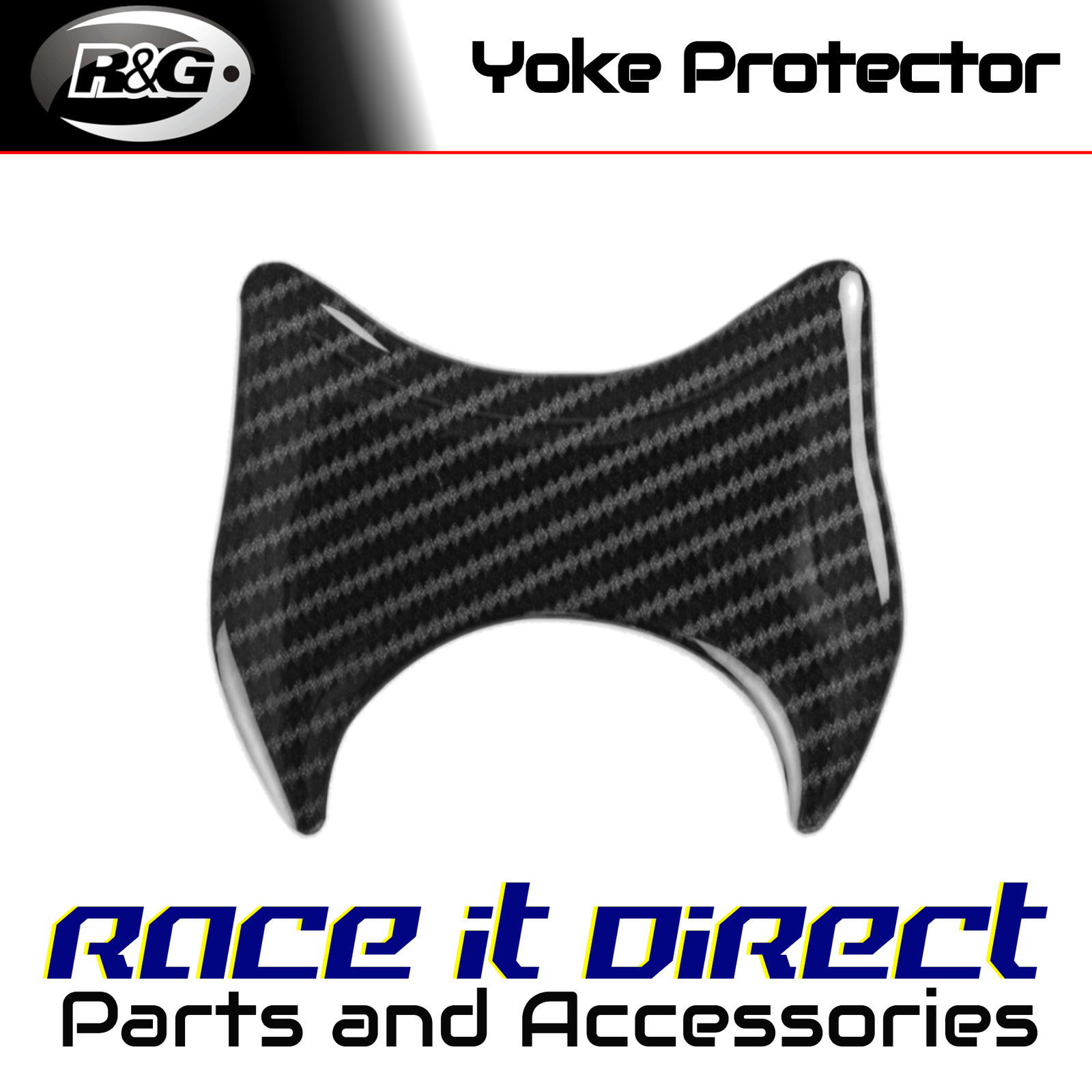 R&G - RD-YS12CF - Red Dynamic Fuel Cap / Yoke Protectors