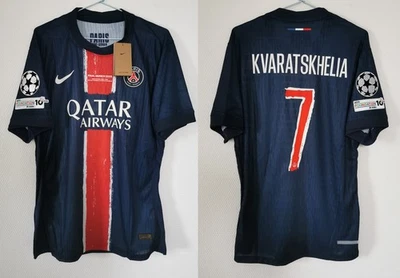 Maillot PSG Paris 2025 #7 KVARATSKHELIA Final Champions League - Player Version - Photo 1/4